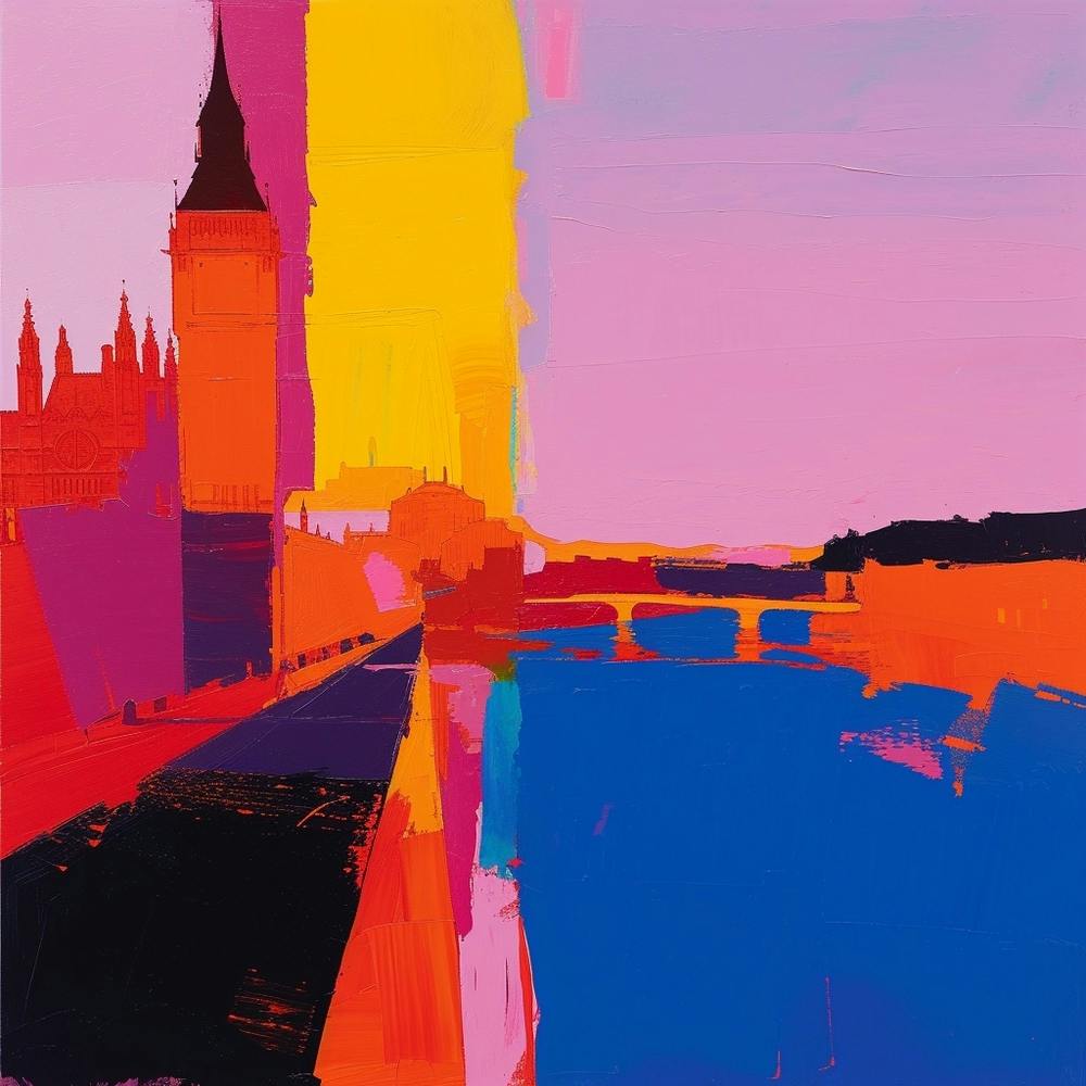 Abstract Travel Collection London England 7