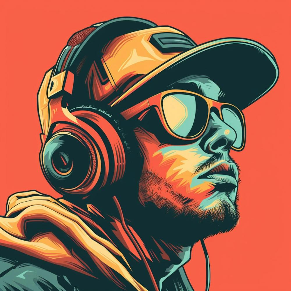 The Guy Is A Music Fan In The Style Of Bomfunk Mc S Freestyler