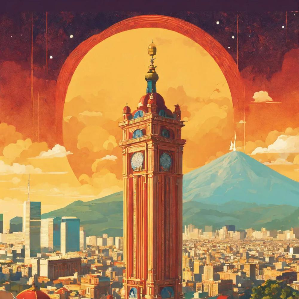 City With A Clock Tower