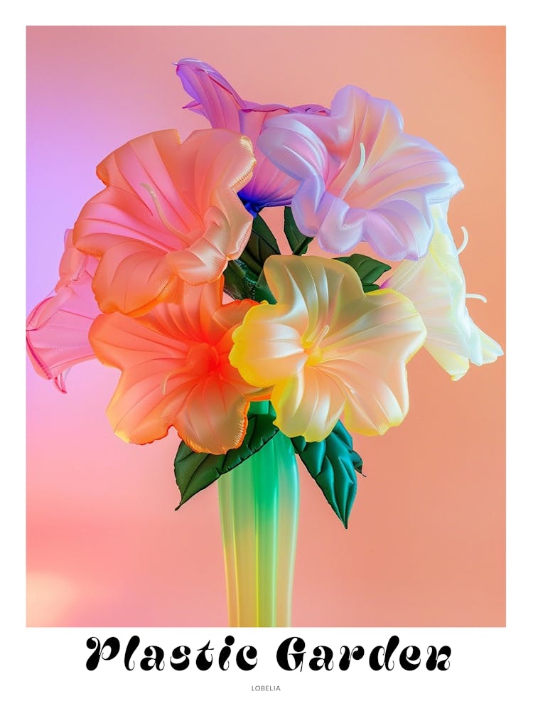 Dreamy Inflatable Flowers Poster Lobelia 2