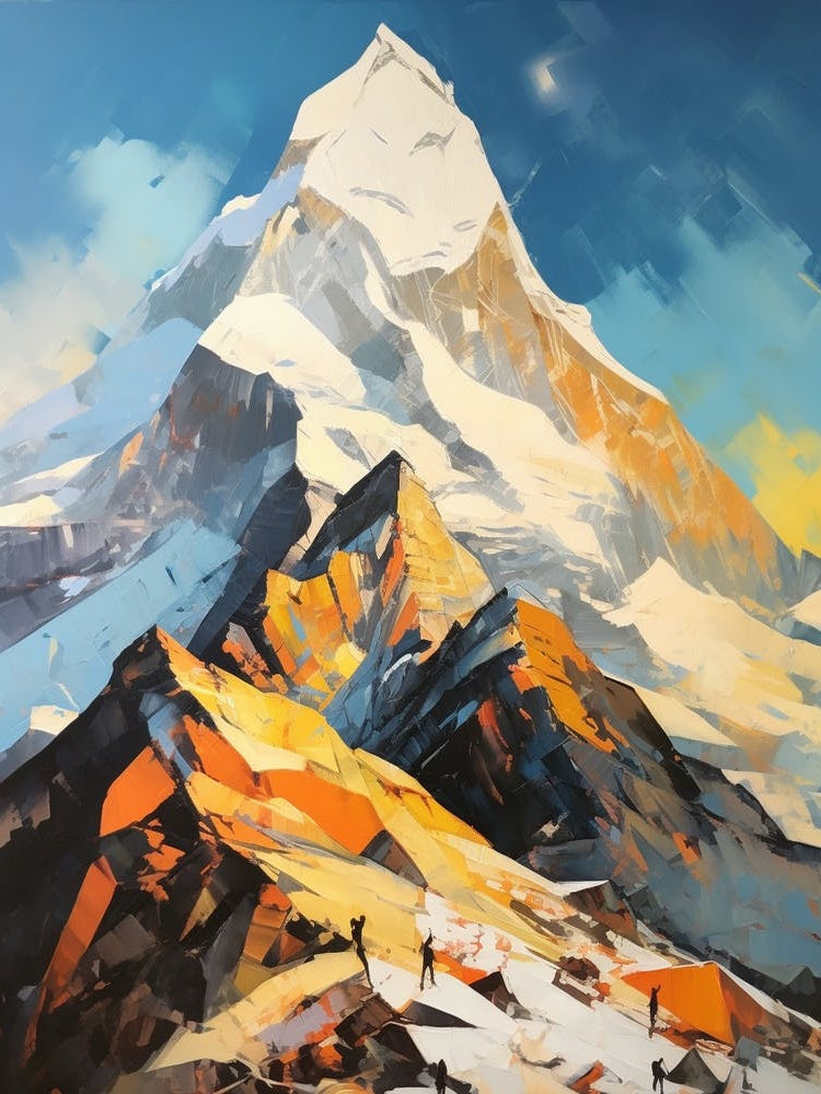 Kala Patthar Nepal 2 Mountain Painting