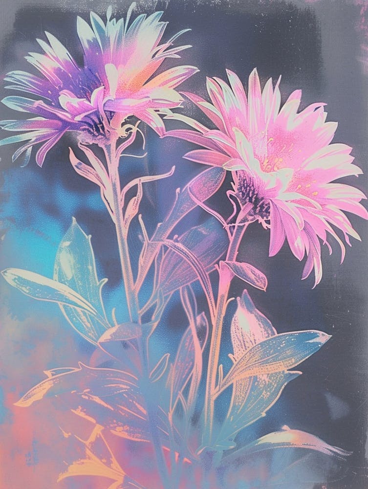 Iridescent Flower Asters 6