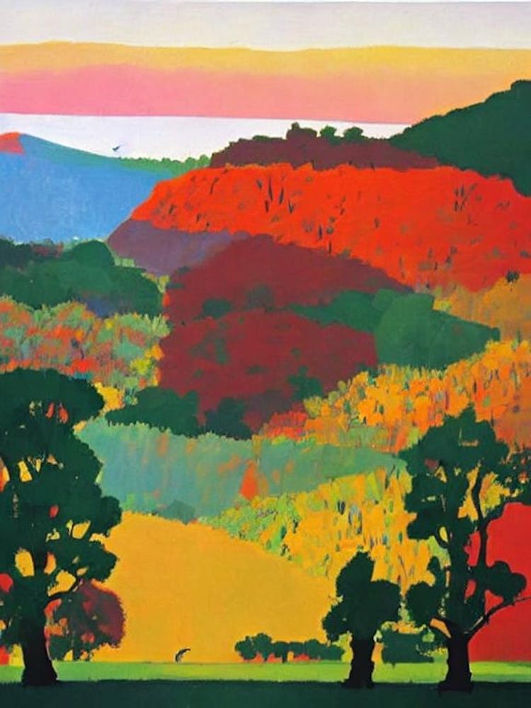 Ranthambore National Park India Abstract Colourful