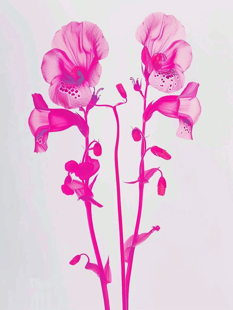 Hot Pink Foxglove 2