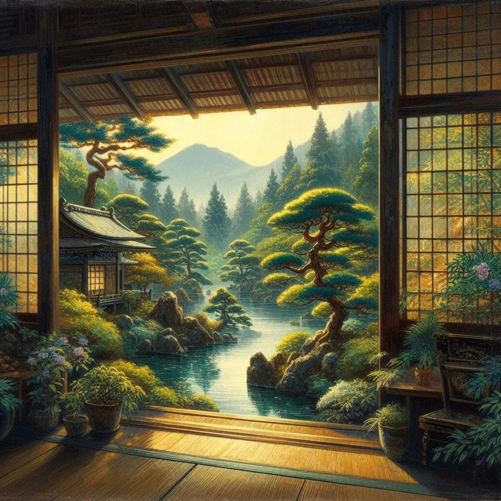 Relax By The Japanese Garden
