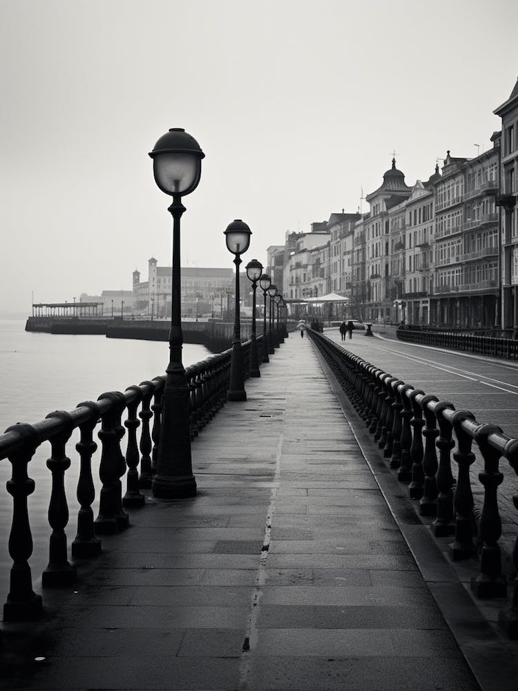 Gijon, Spain, Black And White Analogue Photography 1