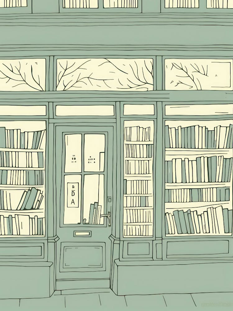 London The Book Nook Pastel Colours 5
