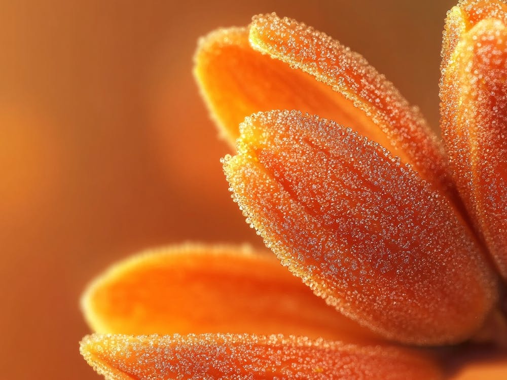 Close Up Of Orange Flowers