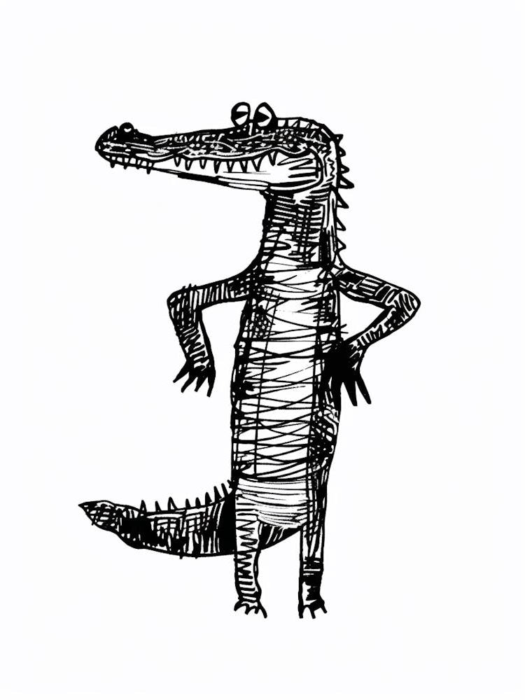 B&W Alligator