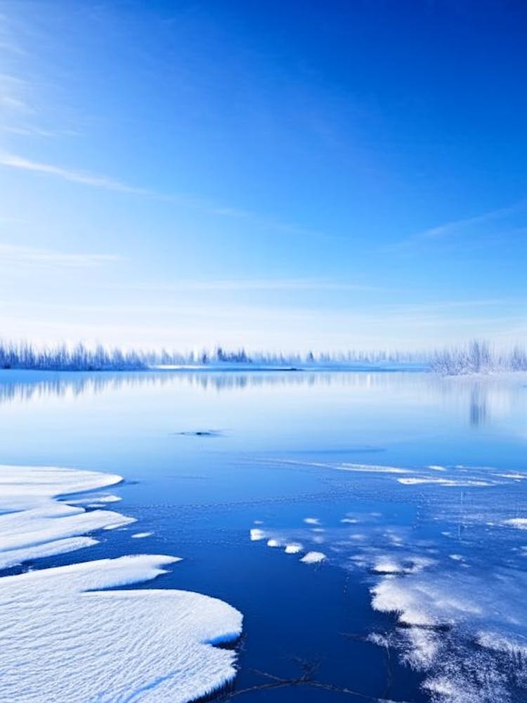 Frozen Lake Waterscape Photography 2