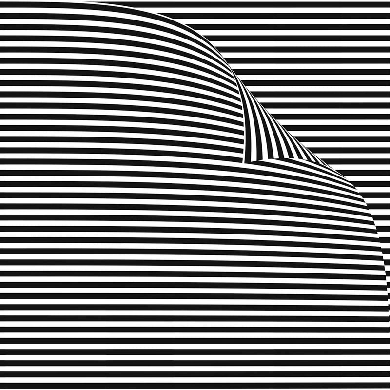 Motif à rayures noires et blanches