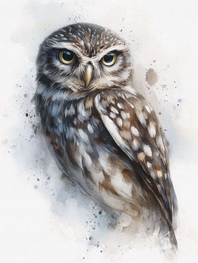 Aihrgdesign Isolated Watercolor Painting Of Birds Owl With Wi 7c77181f 3156 49c7 8922 1cbdffefe50e 1