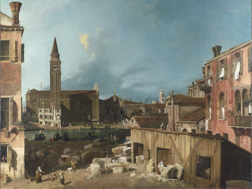 The Stonemasons Yard, Canaletto