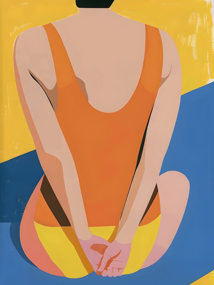 Woman In A Swimsuit