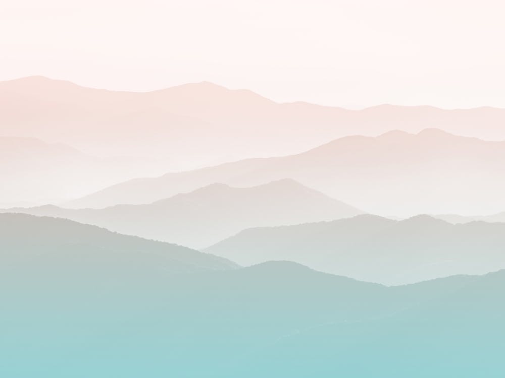 Smokey Mountain Pastel Sunset