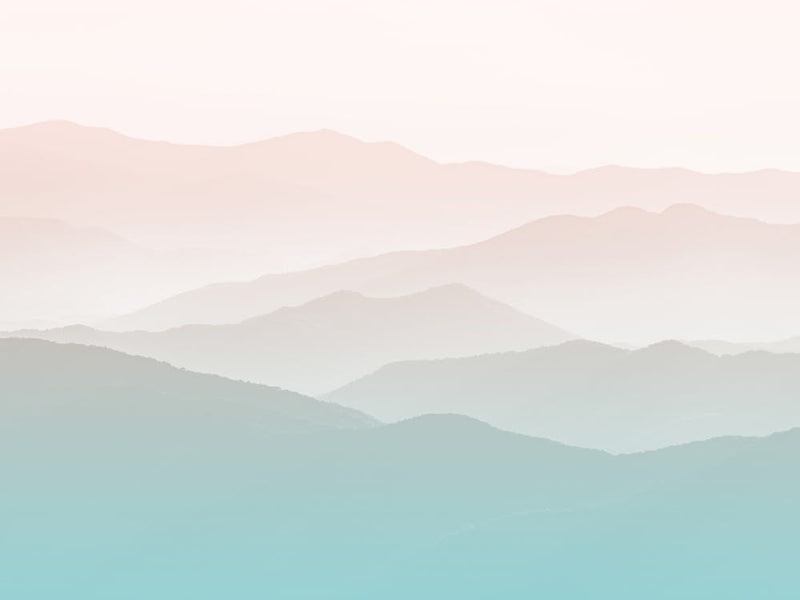 Smokey Mountain Pastel Sunset