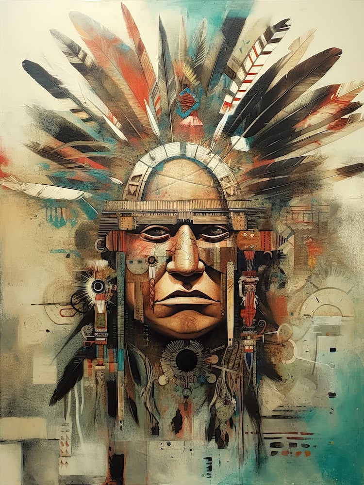 Vintage Native American Charm