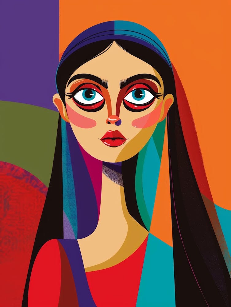 Woman With Blue Eyes 3