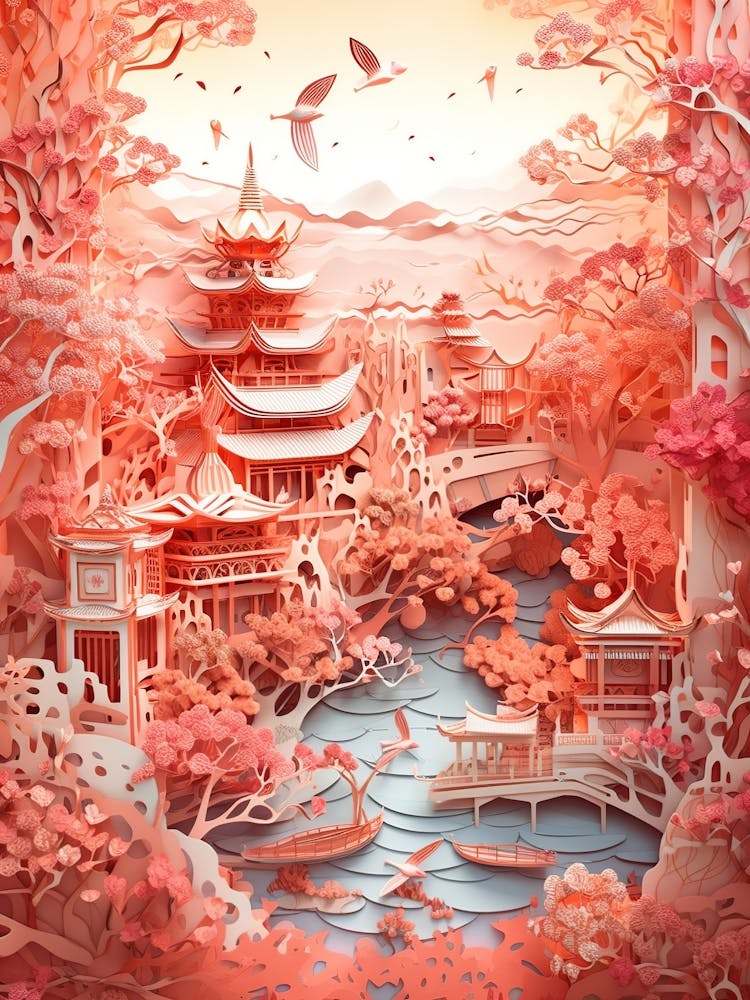 Asiatische Landschaft 84
