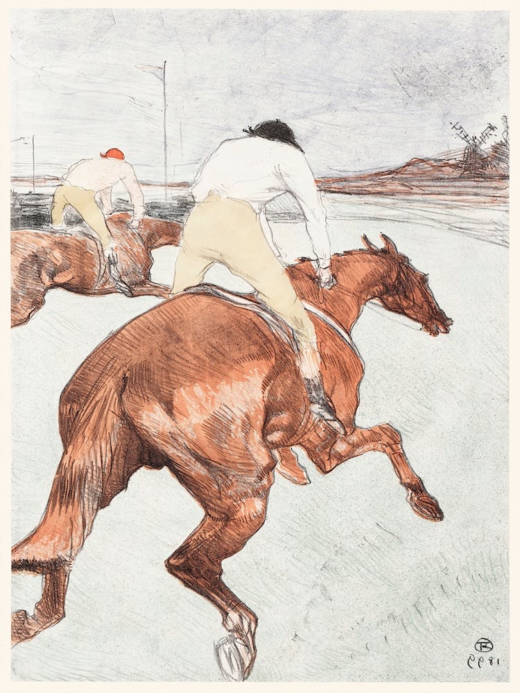The Jockey (1899), Henri de Toulouse-Lautrec