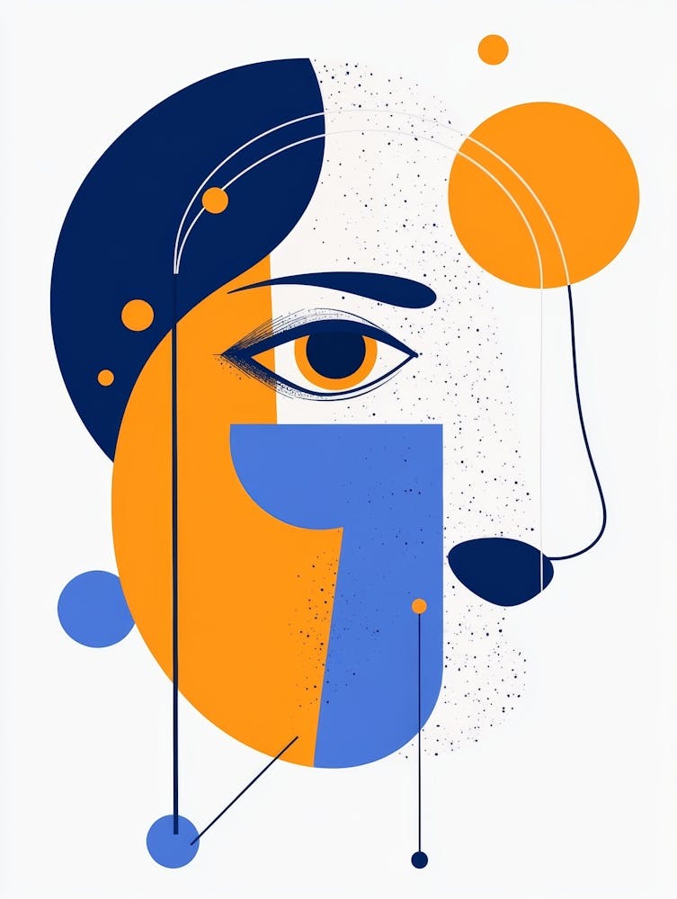 Abstract Portrait Of A Woman 112