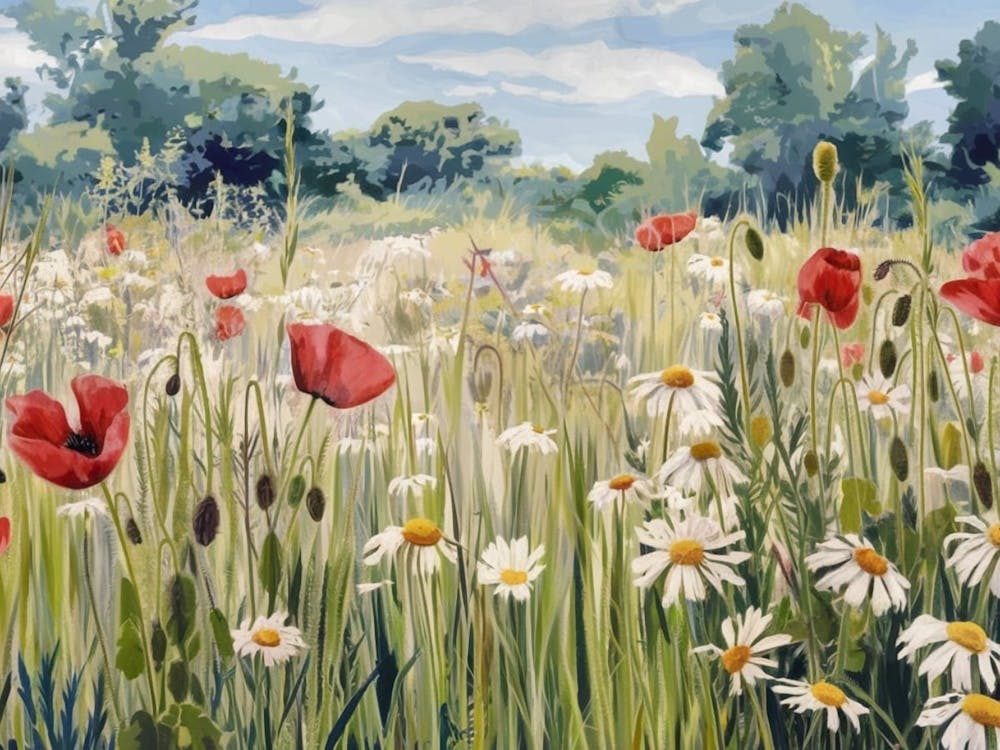 Festive Christmas Still Life - Poinsettias and Holly