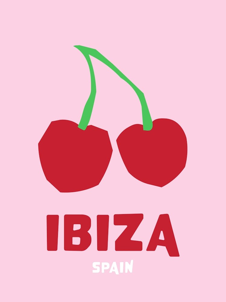 Ibiza Pink Print