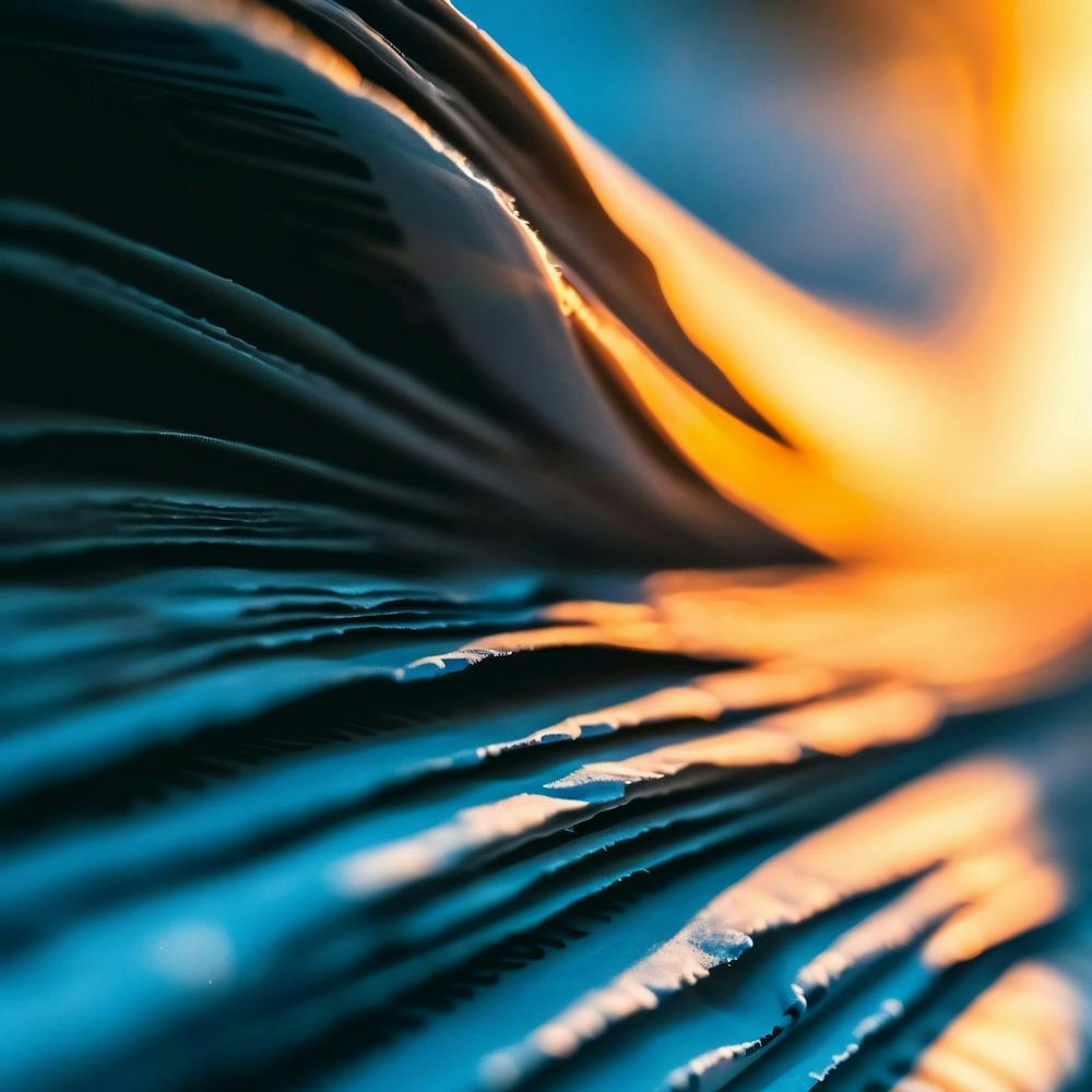 Sunset Over A Newspaper