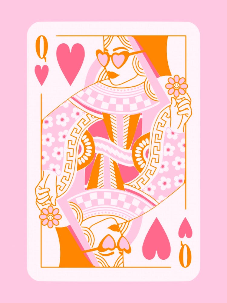 Queen Of Hearts With Daisy 1