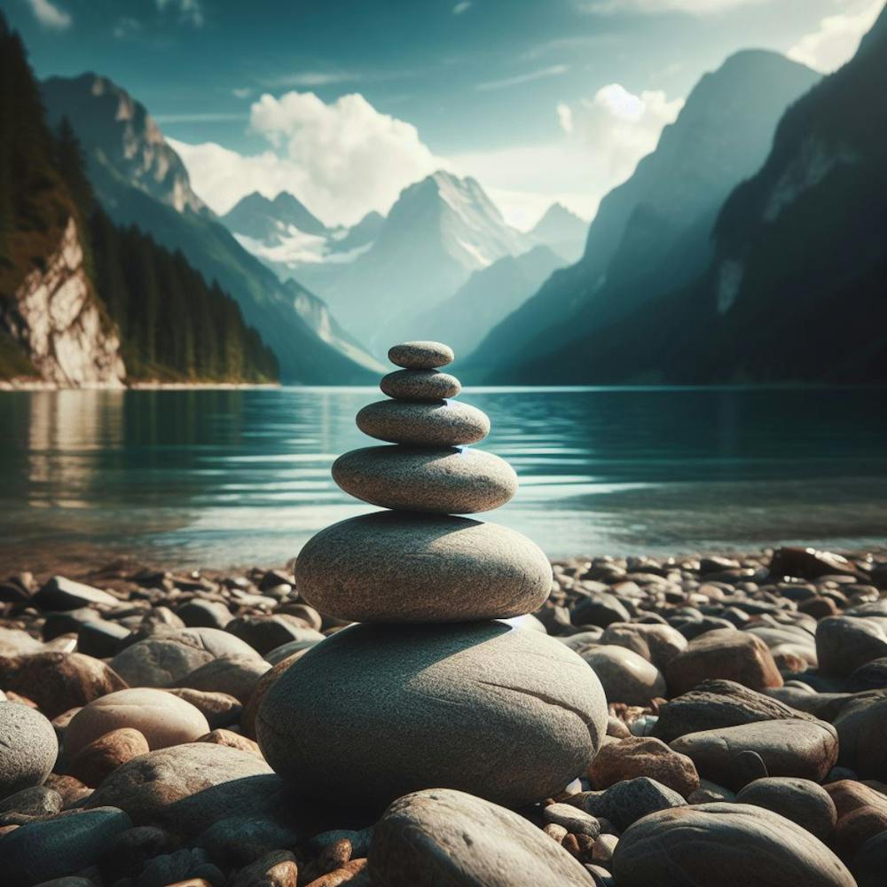 Zen Meditation Balancing Stone 2