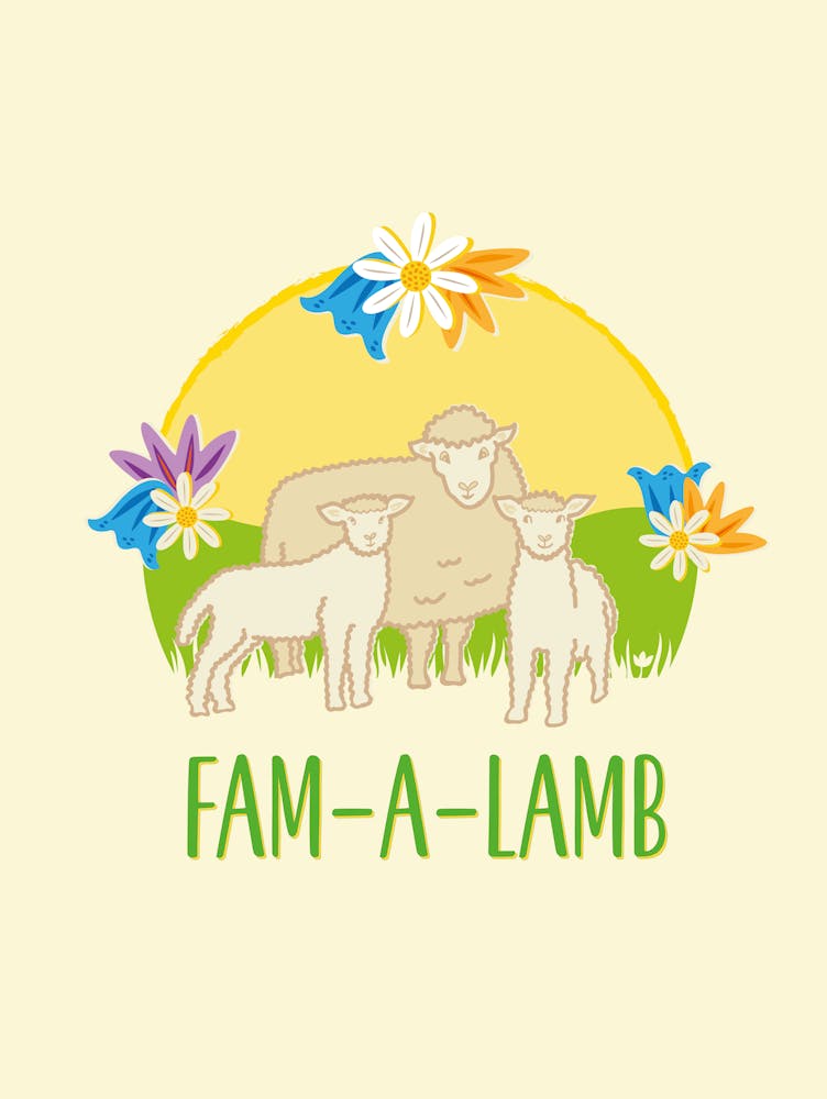 Fam-a-lamb Frühlings Tiere 1