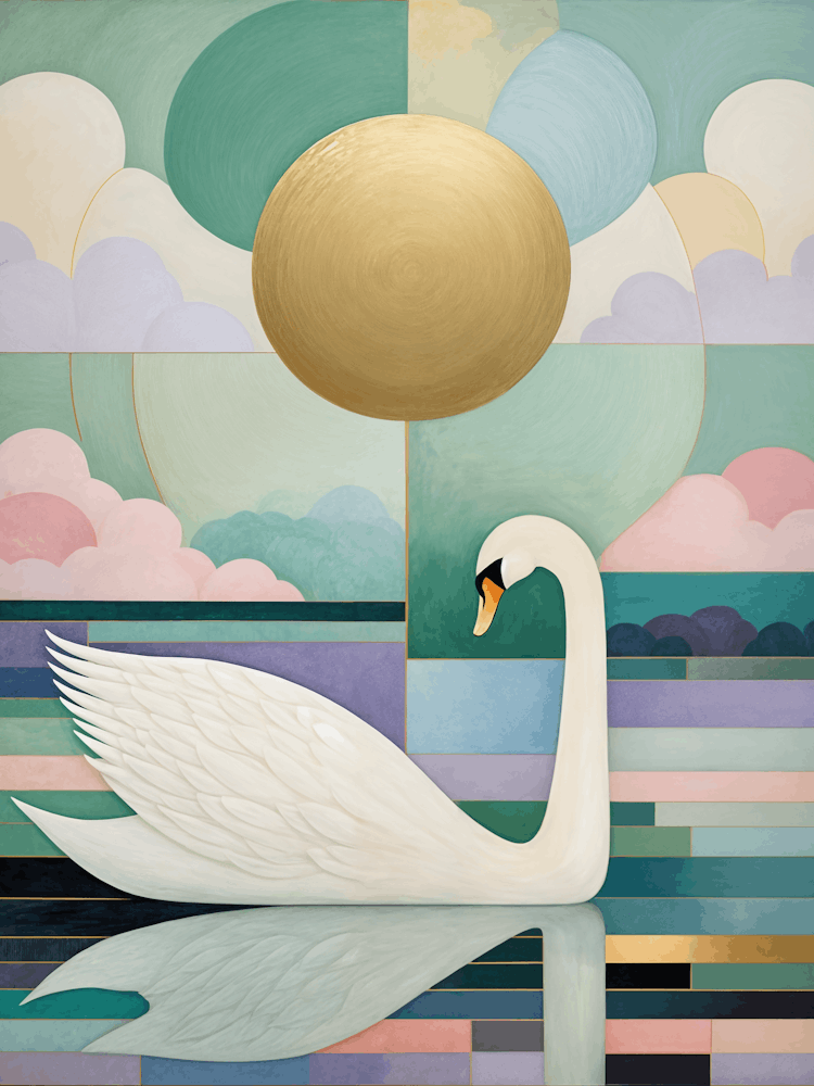 Swan Lake In Pastel no2