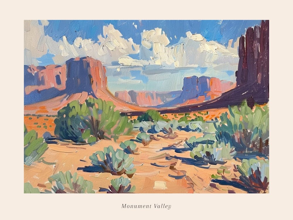 Western Landscapes Monument Valley 6 Poster