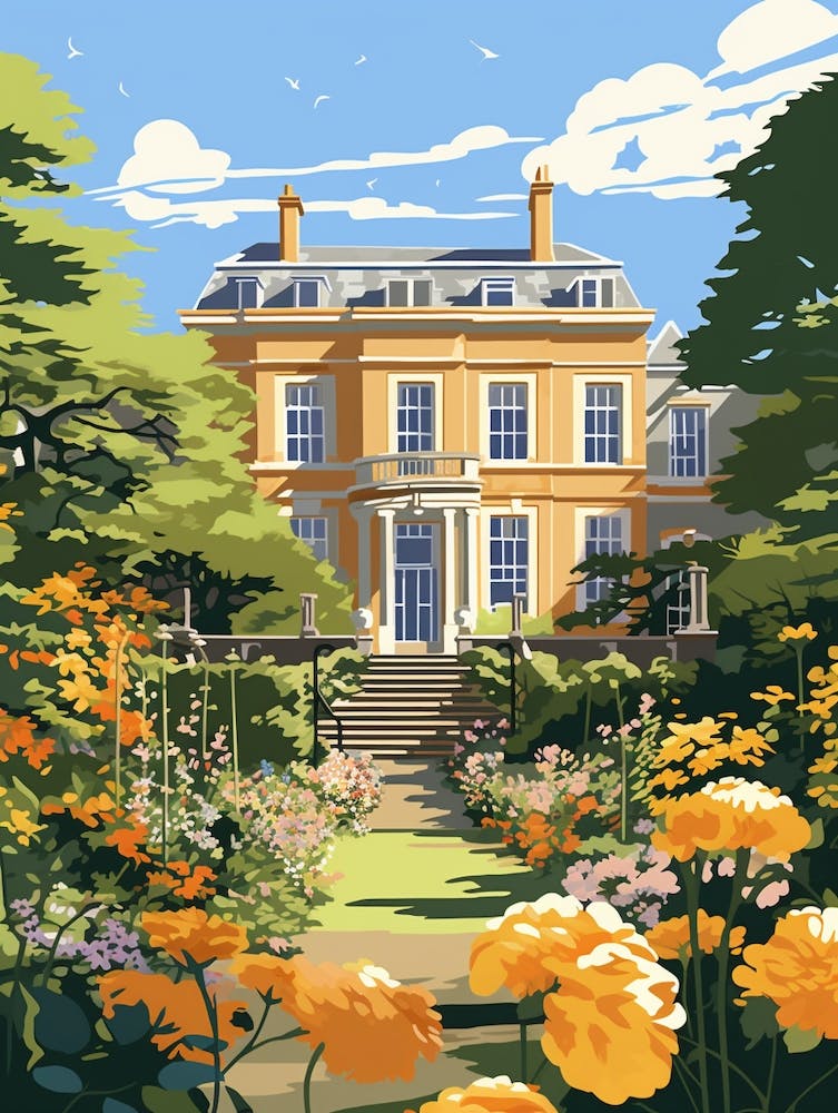 Mount Stewart House And Gardens United Kingdom Illustration 1