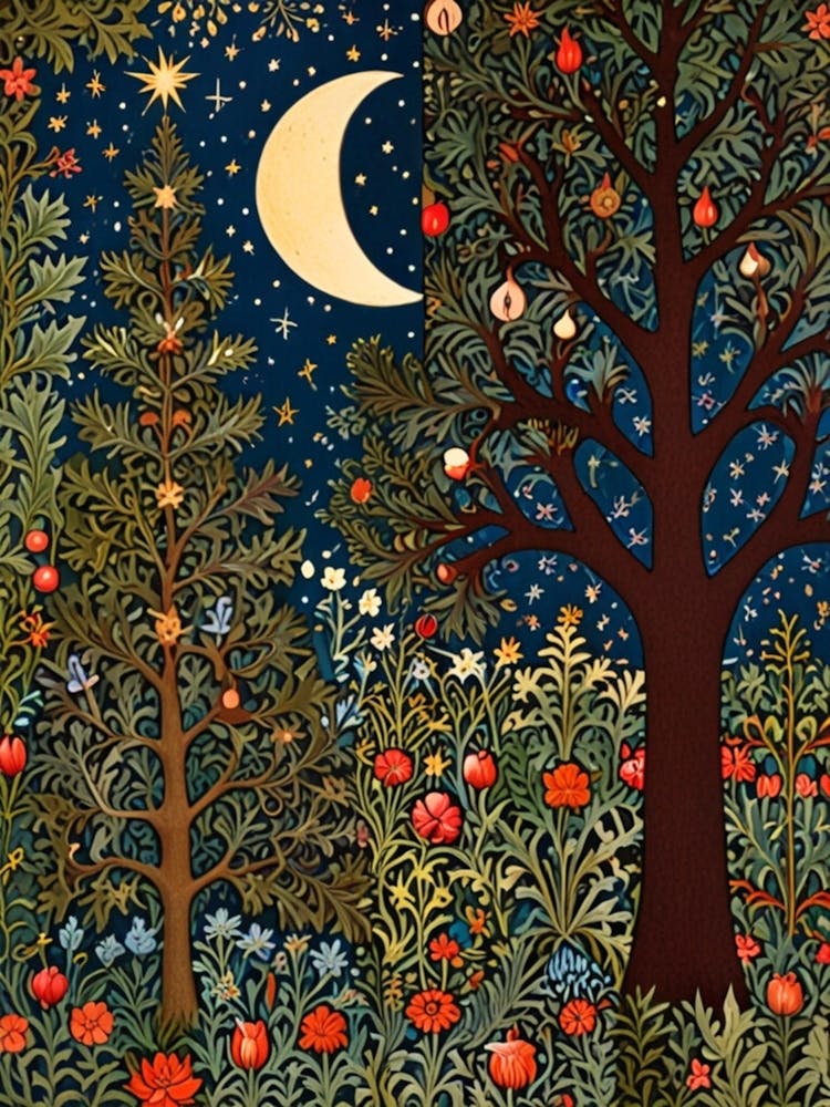William Morris Night In The Garden 12