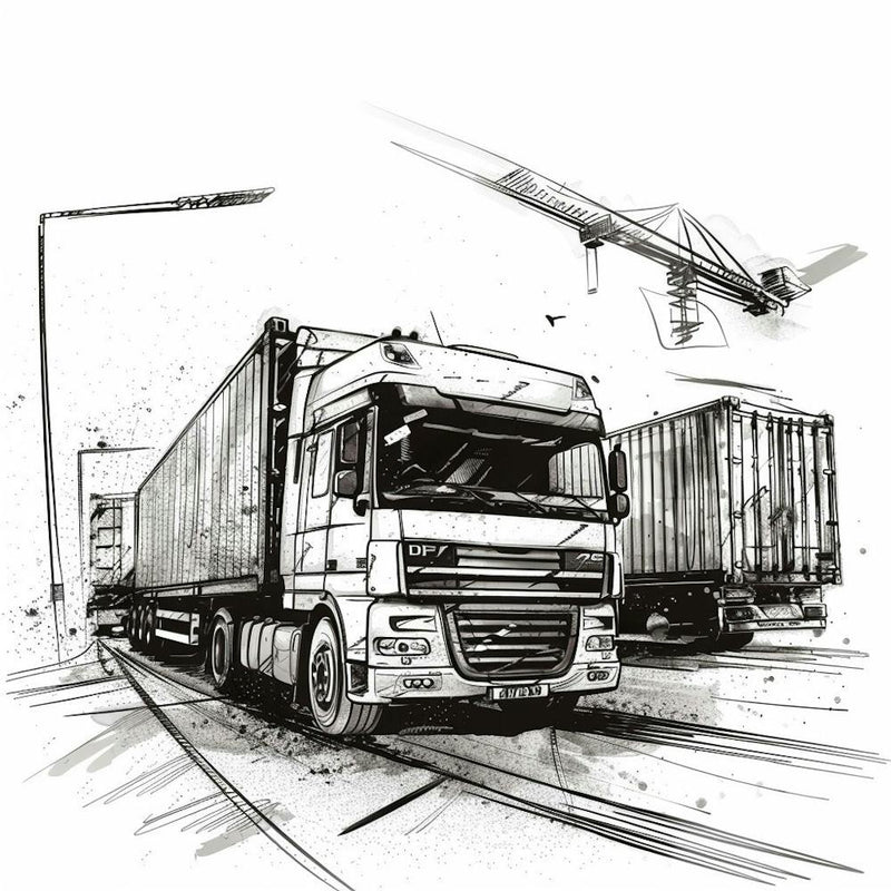 LKW auf der Straße