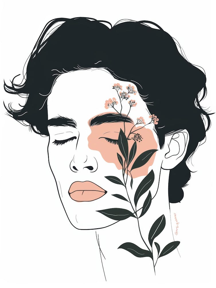 Face With Flowers