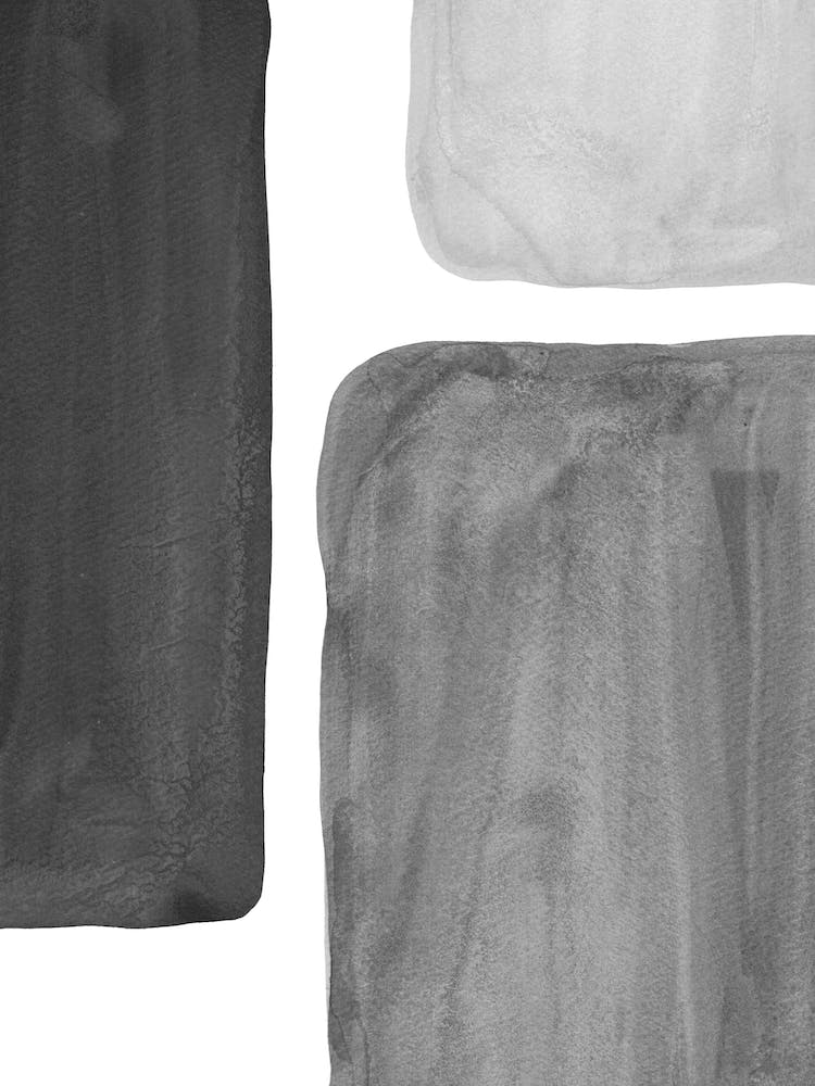 Black and white Watercolor colorblocks