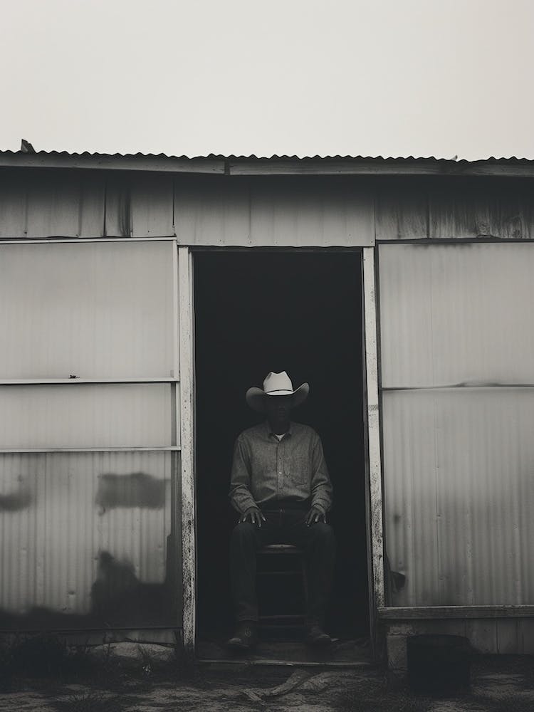 Texas Usa Black And White Analogue Photograph 1