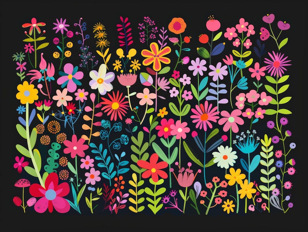 Colorful Flowers 1