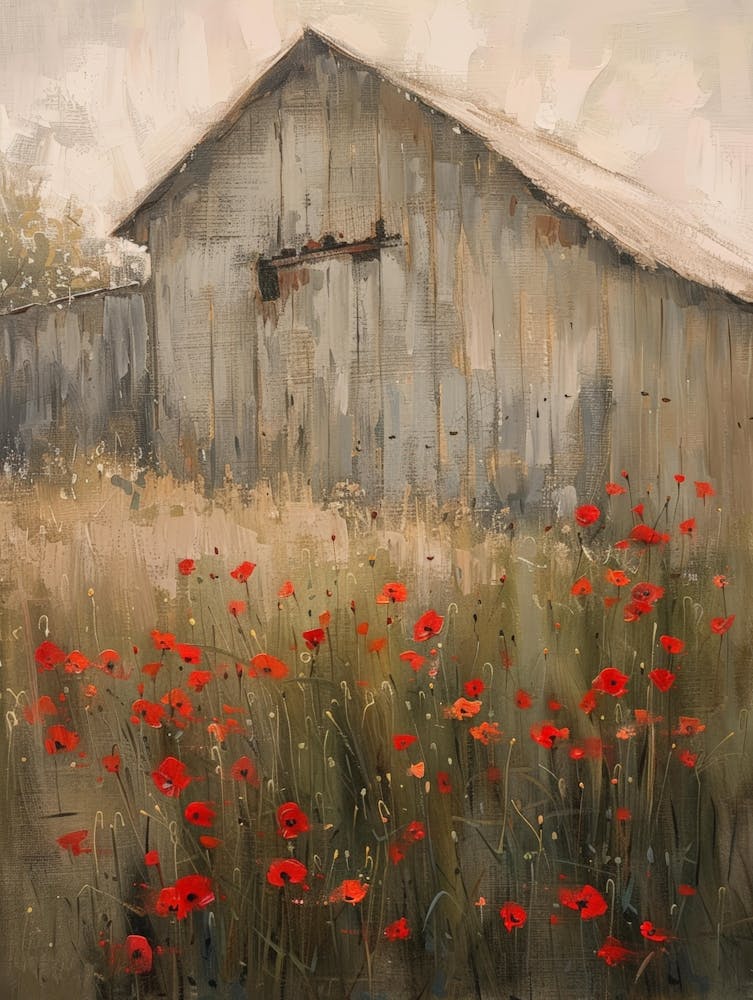 Poppies In The Barn 2