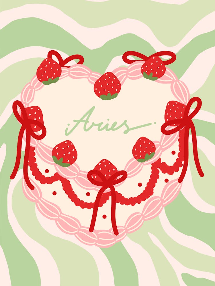Aries Coquette Cake