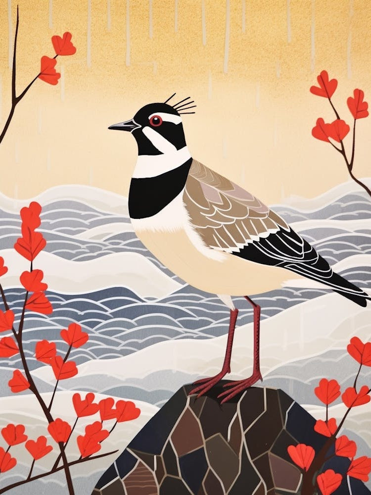 Bird Illustration Lapwing 2