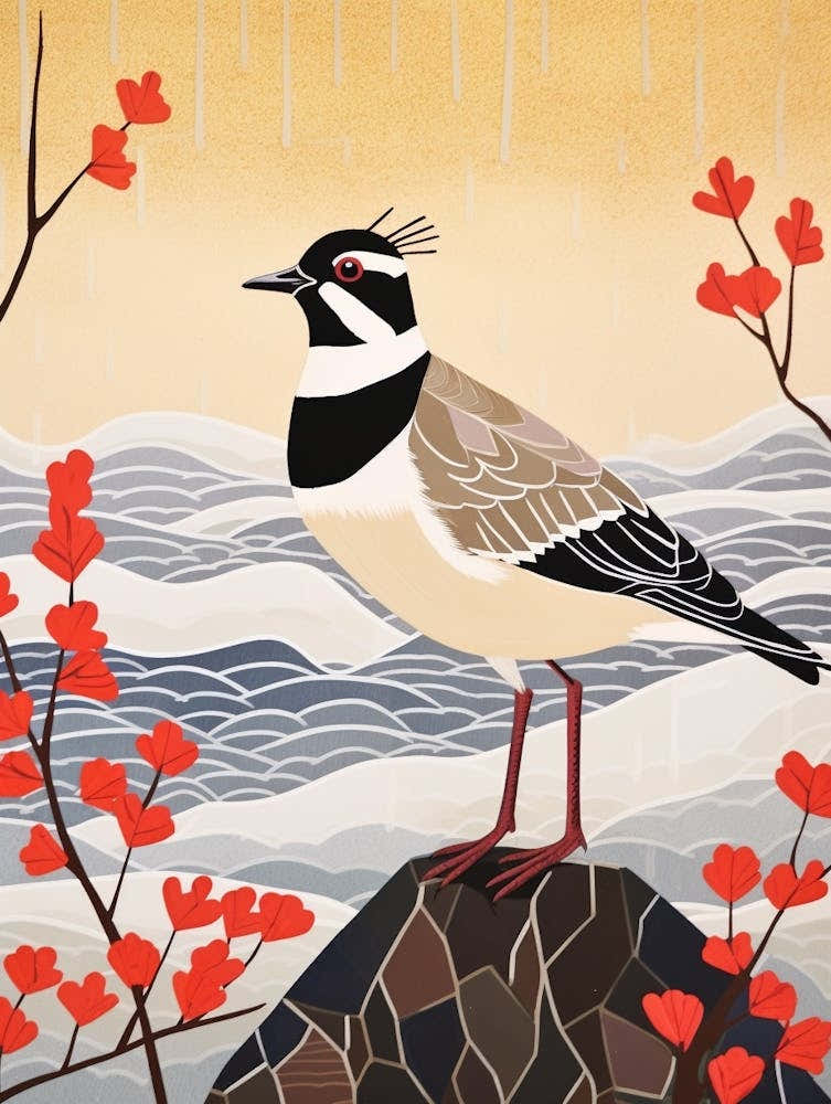 Bird Illustration Lapwing 2