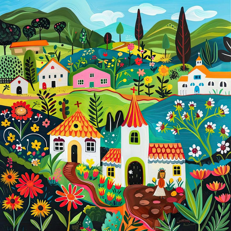 Kids Travel Illustration Chile 1