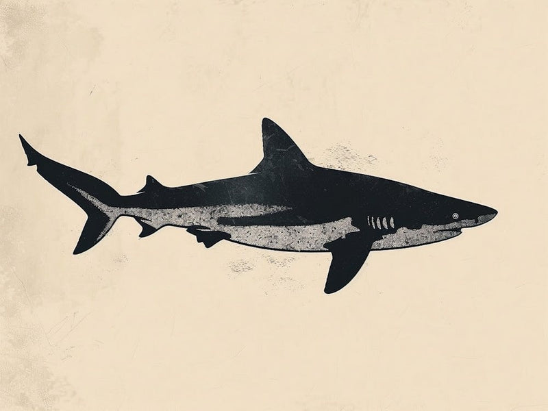 Dogfish Shark Silhouette 4