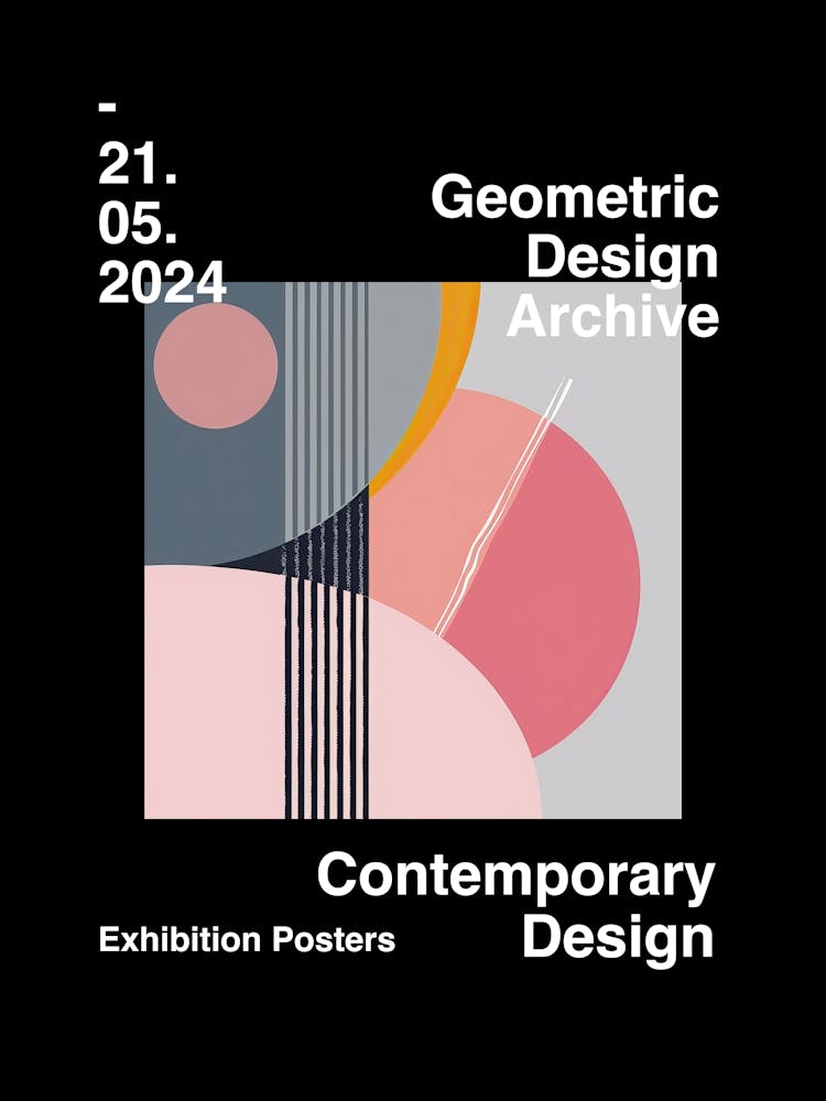 Geometric Design Archive Poster 45