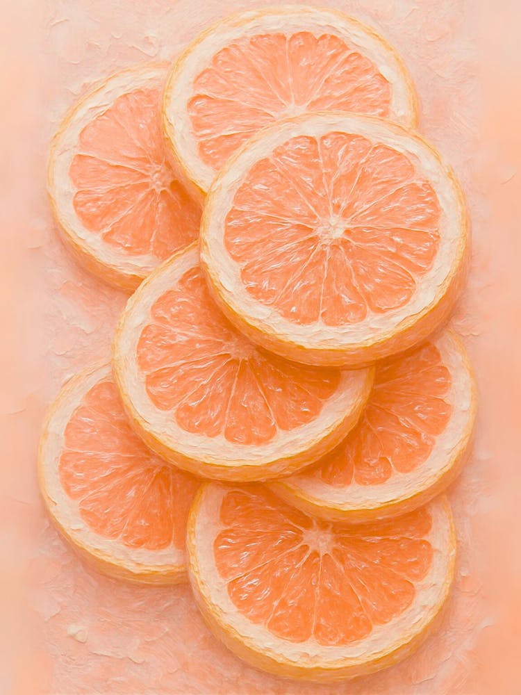Orange Slices On Ice