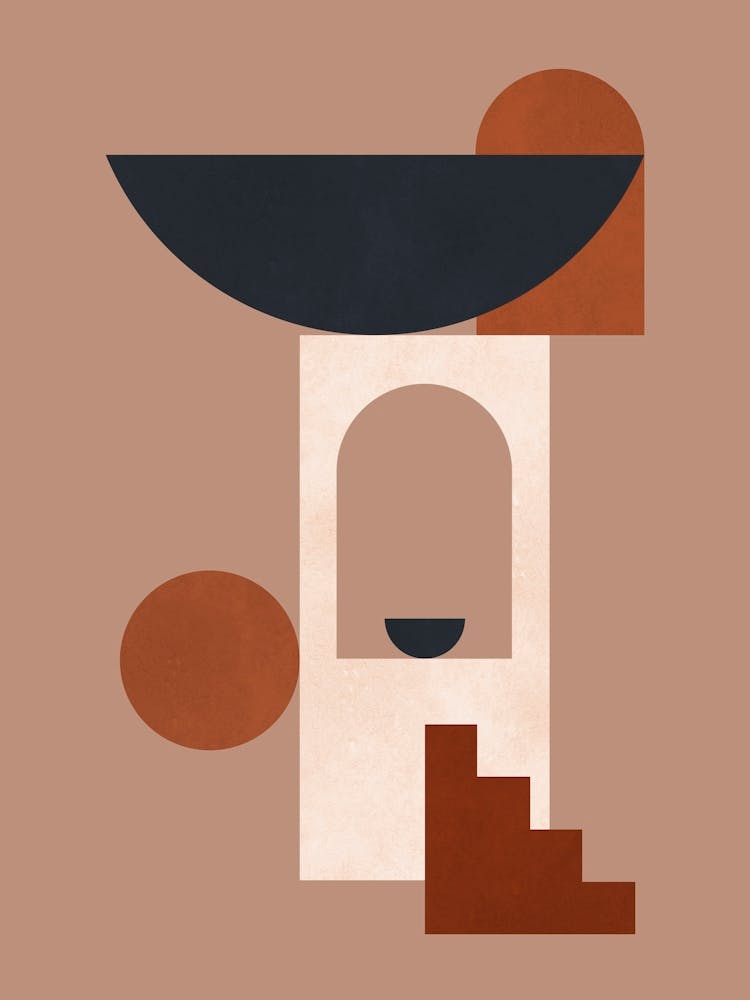 Architectural geometric shapes 6