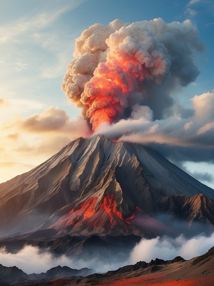 Erupting Volcano 2